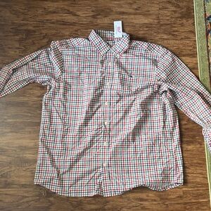 NWT Vineyard Vines Gingham Performance Shirt